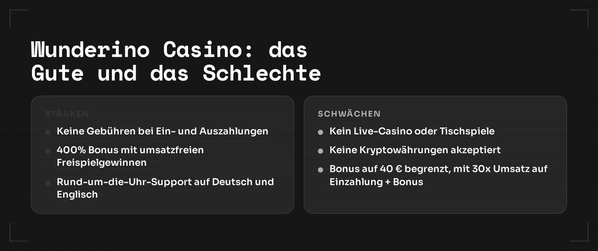 Vor- und Nachteile ansehen